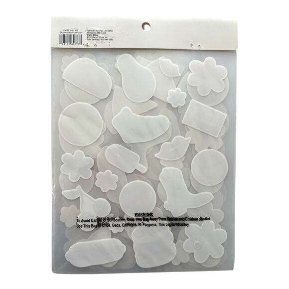 Room Essentials Dishwasher-Safe Stickers 4 Pack Food Flower Vinyl Decals Target - Picture 3 of 7